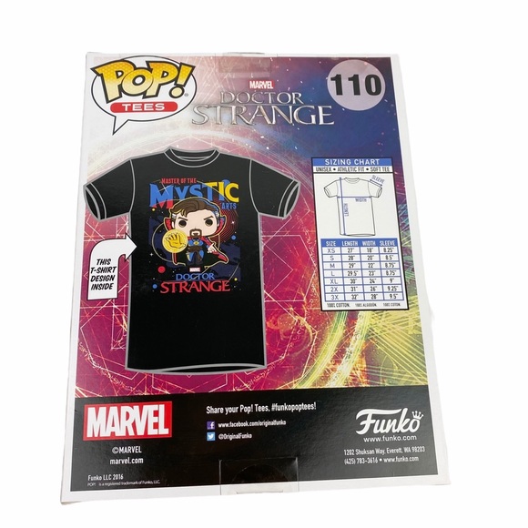 NEW in box BWT Doctor Strange Original Tee Small - Picture 2 of 3